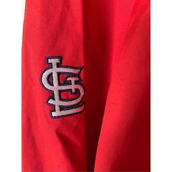 St. Louis Cardinals MLB Nike Swoosh windbreaker pullover red men's size XL - Picture 6 of 6